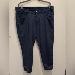 Lululemon ABC Slim Warpstreme Pants - Men's Size 38 x 28 - Dark Navy